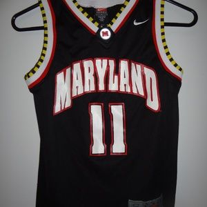 NIKE  #11 MARYLAND BASKETBALL JERSEY SMALL